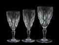 42 TWENTYNINE PIECE BACCARAT CRYSTAL PART STEMWARE SE