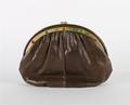 A Judith Leiber Brown Lizardskin Purse