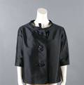 A Pierre Cardin Black Silk Jacket