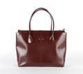 A JP Tods Red Leather Tote