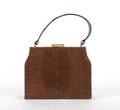 A Brown Lizardskin Purse
