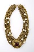 A Chanel Goldtone Choker