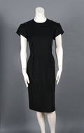 A Comme Des Garcon Black Cashmere Dress