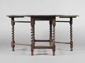 An English Walnut Gate Leg Table