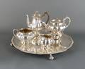 An Assembled George IV Sterling Silver Tea and Coffee Service London