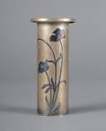A Heinz Silver Overlay Copper Vase