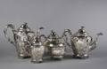 An American Silver Five Piece Tea and Coffee Service William Tenney New York