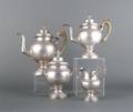 An American Coin Silver Four Piece Tea and Coffee Service Edward Lownes Philadelphia