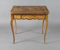 A Louis XV Style Marquetry Fliptop Game Table