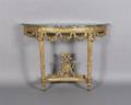 A Louis XV Style Giltwood Console Table