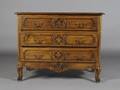 A Provincial Louis XV Style Walnut Commode