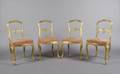A Set of Four Giltwood Side Chairs