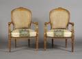 A Pair of Louis XVI Style Armchairs