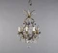 A Continental GiltMetal Chandelier
