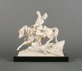 A Carved Ivory Soldier on Horseback