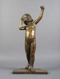 A Bronze Figure of a Nude Child Viricux