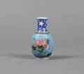 A Chinese Cloisonne on Porcelain Vase
