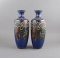 A Pair of Japanese Cloisonne Vases