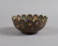 A Japanese Cloisonne Foliate Bowl