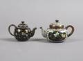 Two Japanese Cloisonne Teapots