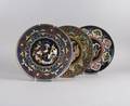 A Group of Three Japanese Cloisonne Chargers
