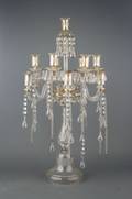 A Pressed Glass ThirteenLight Candelabra