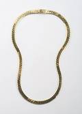 A 14 Karat Yellow Gold Herringbone Necklace