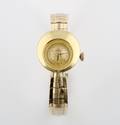 A Ladys Yellow Gold Wristwatch