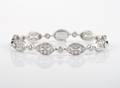An 18 Karat White Gold and Diamond Bracelet Cartier