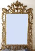 A Louis XV Style Silvered Mirror