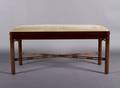 A George III Style Mahogany Bench