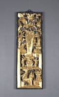 A Chinese Carved Giltwood Panel