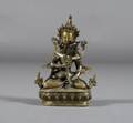 A Southeast Asian Bronze Figure of Two Deities in an Embrace