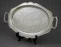 337 EXPORT SILVER SERVING TRAY