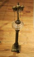 A Column Form Oil Lamp