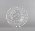 A Lalique Frosted Glass Charger Roscoff Modern