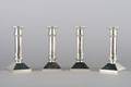 Four Weighted Sterling Silver Candlesticks