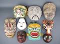 A Collection of Asian Masks