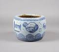 A Chinese Blue and White Porcelain Jardiniere