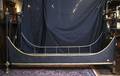 A French Empire Black and Gold Iron Daybed