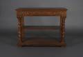 A French Oak Dessert Console Table