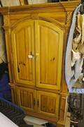 A Contemporary Pine Armoire