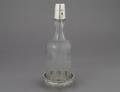 9 STERLING SILVER MOUNTED HAWKES GLASS DECANTER