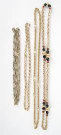 A Group of Goldtone Necklaces
