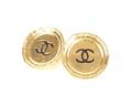 A Pair of Goldtone Chanel Earclips