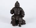 44 PATINATED BRONZE FIGURE OF A FISHERMAN