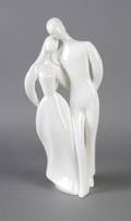A Royal Daulton White Porcelain Figural Group