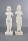 Two Alabaster Figures after the Antique