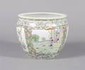 A Chinese Porcelain Fish Bowl