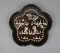 A Chinese MotherofPearl Inlaid Lacquered Tray